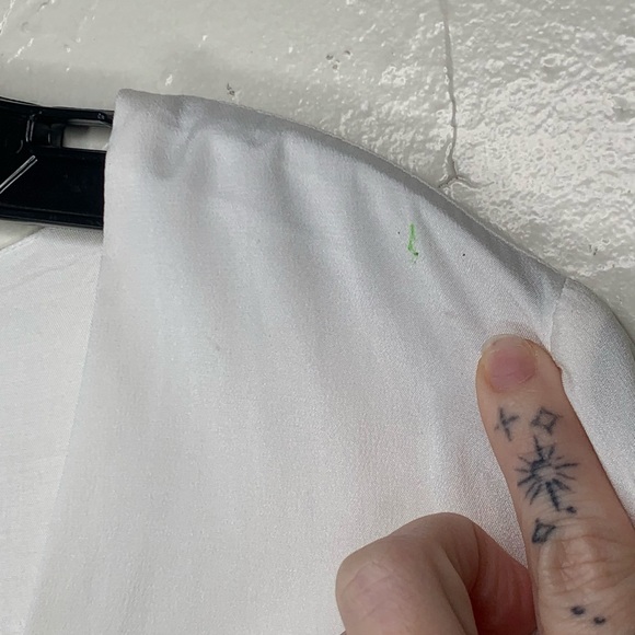 SMYM Carrie Flare Mini Dress White Lace - Picture 7 of 7